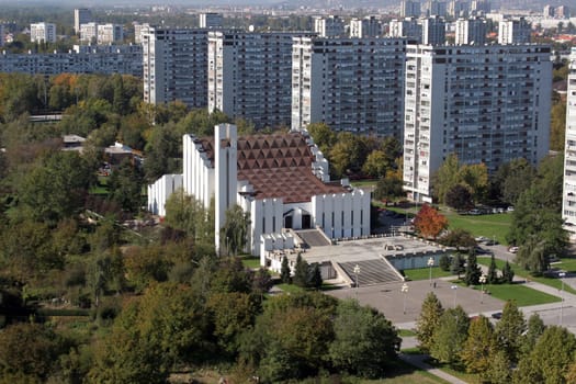 Church of Holy Cross in Zagreb, Croatia
