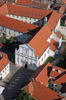 Church of the Saint Catherine of Alexandria in Zagreb, Croatia