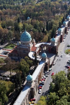 Mirogoj cemetery in Zagreb. Croatia