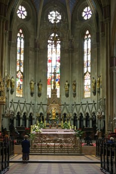 Altar in Zagreb cathedral