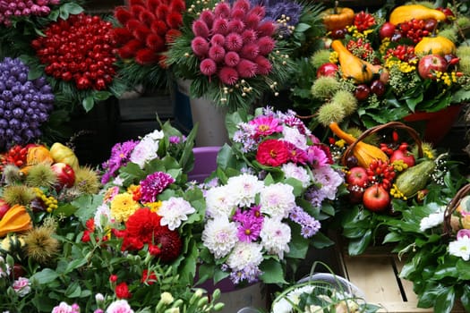 Zagreb flower market