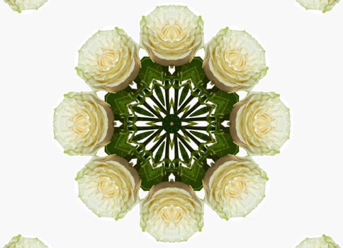 abstract kaleidoscopic pattern,background for design of roses