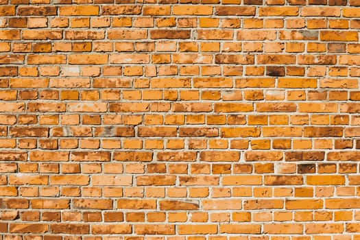 Aged Old Brick Wall Brown Color of Textured Grungy Background. Vector Illustration.