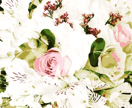 Image Of Beautiful Wedding Bouquet Background
