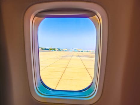 Sharm El Sheikh, Egypt - September 15, 2020: Area at International Airport at Sharm El Sheikh, Egypt on September 15, 2020