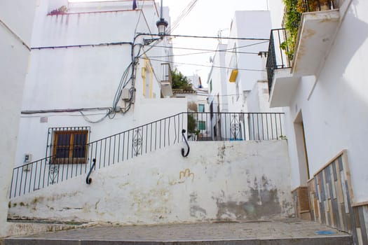 Street in Almunecar, Andalusia in Spain