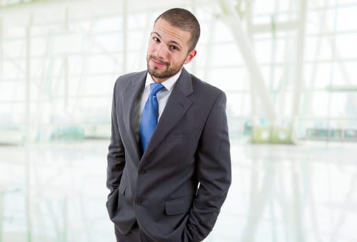 young business man portrait at the office