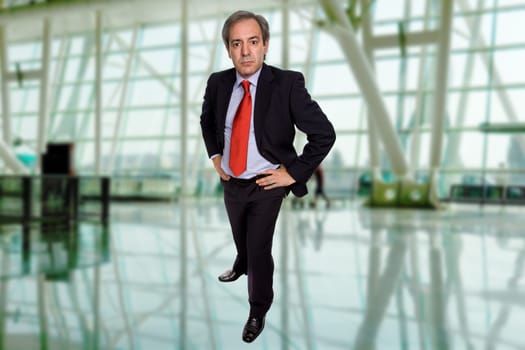 mature business men at the office