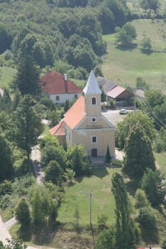 Church of Our Lady of Lourdes and St. Joseph in the Barilovicki Leskovac, Croatia
