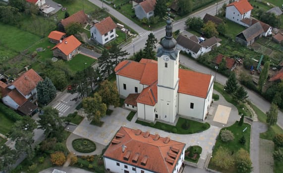 Church of the Assumption of the Virgin Mary in Klostar Ivanic, Croatia