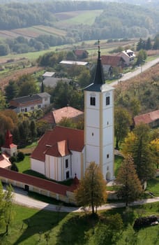 Our Lady of the Snows Church in Belec, Croatia