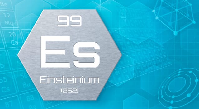 Chemical element of the periodic table - Einsteinium