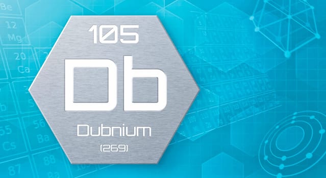 Chemical element of the periodic table - Dubnium