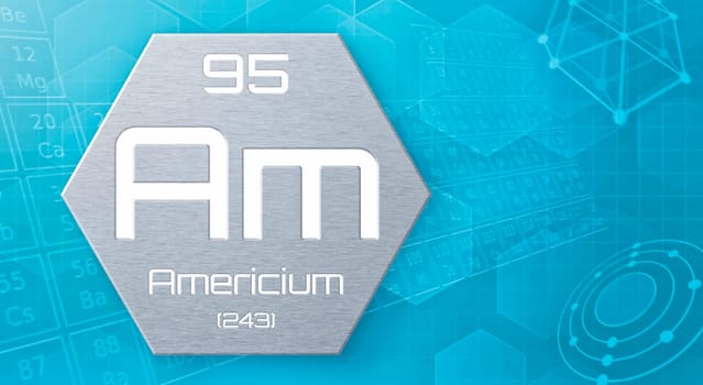 Chemical element of the periodic table - Americium