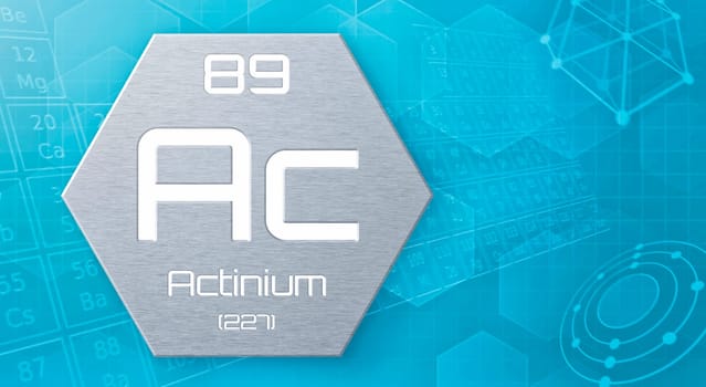 Chemical element of the periodic table - Actinium