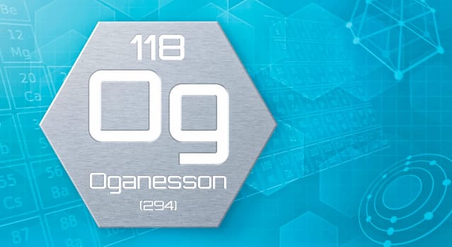 Chemical element of the periodic table - Oganesson