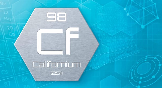 Chemical element of the periodic table - Californium