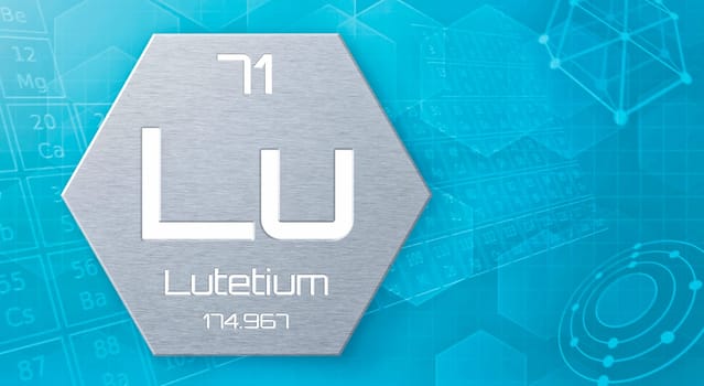 Chemical element of the periodic table - Lutetium
