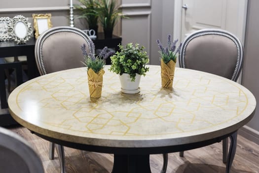 Dining room in luxury home