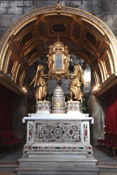 Altar in the Cathedral of St. Domnius in Split, Croatia