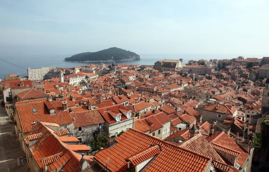 View of Old City of Dubrovnik, Croatia