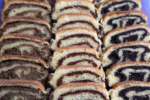 Poppy seed and walnut rolls