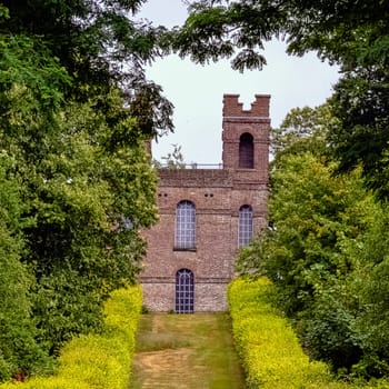 The Belvedere Tower, Claremont Landscape Garden, Esher, United Kingdom on 28 June 2020