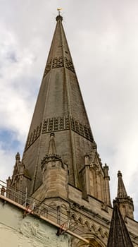 Chichester Cathedral, formally known as the Cathedral Church of the Holy Trinity in Chichester, West Sussex, United Kingdom on 14 July 2019