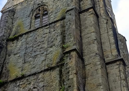 Chichester Cathedral (Cathedral Church of the Holy Trinity) free-standing medieval bell tower known as campanile in Chichester, West Sussex, United Kingdom on 14 July 2019