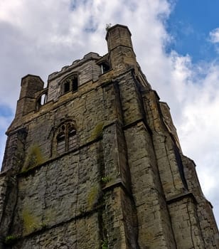 Chichester Cathedral (Cathedral Church of the Holy Trinity) free-standing medieval bell tower known as campanile in Chichester, West Sussex, United Kingdom