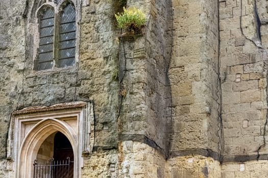 Chichester Cathedral (Cathedral Church of the Holy Trinity) free-standing medieval bell tower known as campanile in Chichester, West Sussex, United Kingdom on 14 July 2019