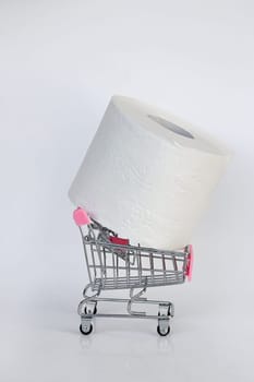 Purchase of toilet paper. Hoard purchases of toilet paper