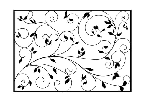 design of forged products. metal gate sketch. modern blacksmithing