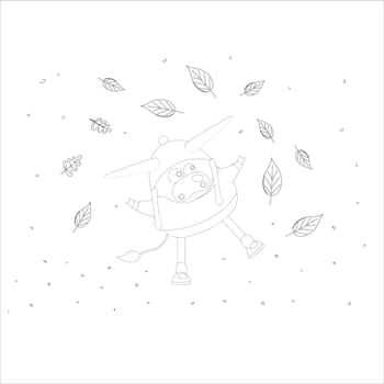 coloring page. ox year 2021 cow or bull