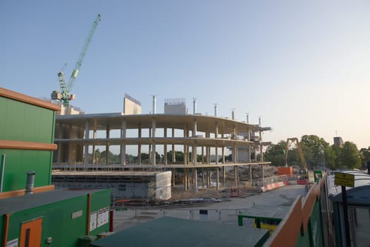 SHEFFIELD, UNITED KINGDOM, 17th September, 2020: Left hand side of Whitham road, overlooking the construction site and offices for uni social building