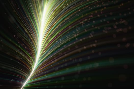Abstract background of colored lines. Universe and galaxies, concept of star trails.