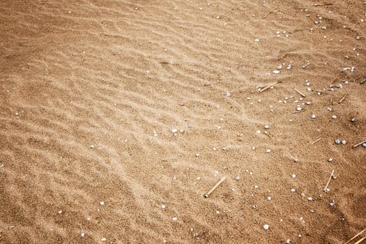 sand texture at seaside on summer day