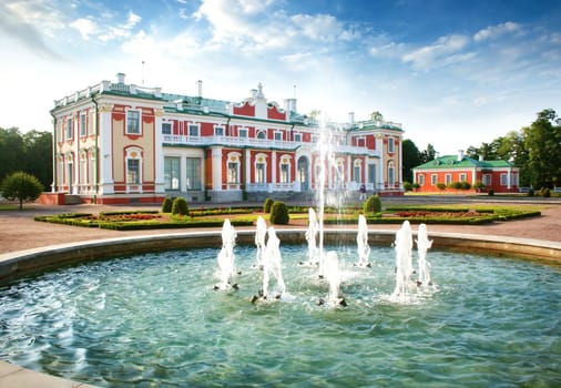 Kadriorg palace in kadriorg district in Tallinn