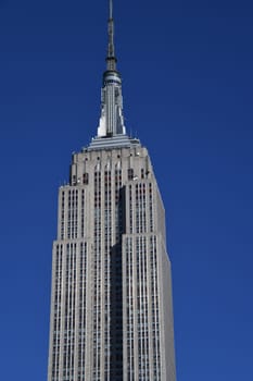 The Empire State Building is one of the landmarks of New York and the United States of America. It was built in the Art Deco style.