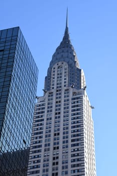 The famous Chrysler Building is one of the landmarks of Manhattan and New York City. It was listed as a National Historic Landmark in 1976.