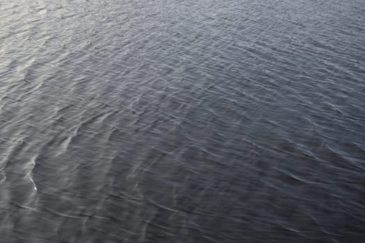 3 - Evening daytime full frame gently rippled lake water. smooth sunlight gives gradual colors across the frame.