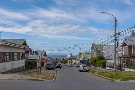Cityscape of Punta Arenas, Magallanes Region, Chile