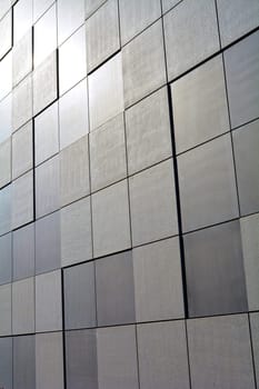 Detail of the facade of a building in Magdeburg