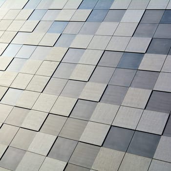 Detail of the facade of a building in Magdeburg