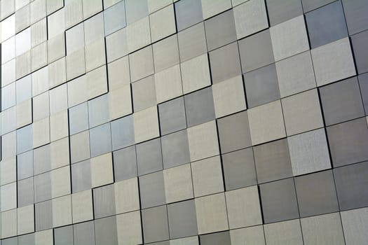 Detail of the facade of a building in Magdeburg