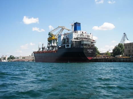 Republic of Crimea, Sevastopol - July 28, 2019: Vessels in the port of Sevastopol.
