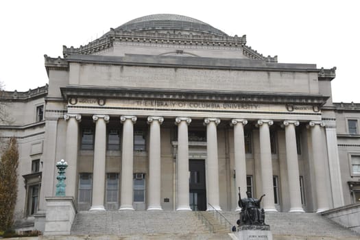 The library of Columbia University in the city of New York - USA,Manhattan.