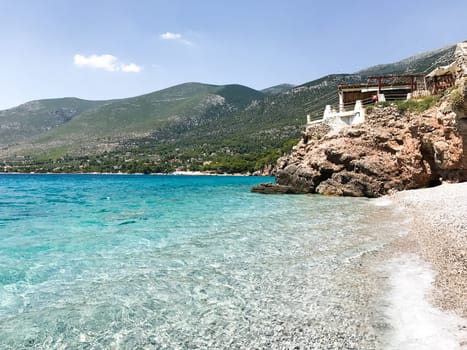 Clear water in the peloponnese in Greece - Porto Germeno