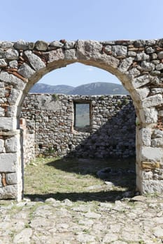 The famous byzantine monastery of Hosios Loukas in Central Greece