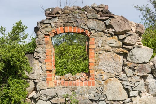 Zvarde Latvia. Abandoned village. Former Soviet army bombing polygon.